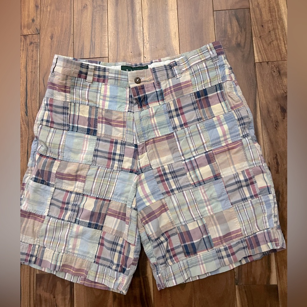 Men's Multicolor Plaid Shorts